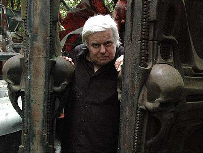 H. R. Giger, en su casa de Zúrich.