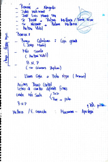 Nota de Josep Maria Contreras