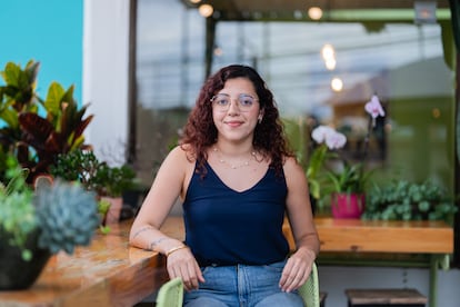 Katherine Ramírez en la Universidad Internacional de las Américas en San José, Costa Rica, el 30 de junio.