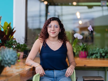 Katherine Ramírez en la Universidad Internacional de las Américas en San José, Costa Rica, el 30 de junio.