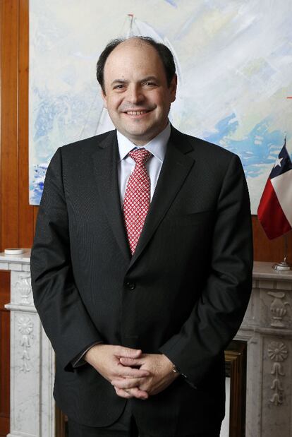 Rodrigo Álvarez Zenteno, subsecretario de Hacienda chileno, durante su reciente visita a Madrid.