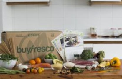 Caja de envío realizada por Buyfresco.