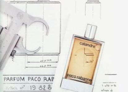 Calandre va ser el primer perfum produït amb Paco Rabanne el 1969. La seva ampolla està inspirada en l'edifici de l'ONU de Nova York.