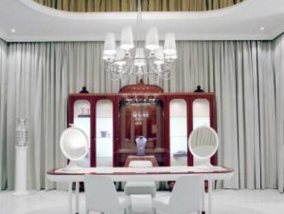 Interior de la 'boutique' Fabergé de Nueva York.
