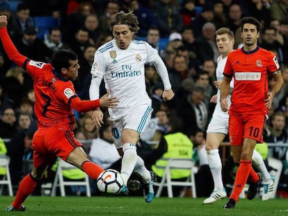El Real Madrid se enfrenta a la Real Sociedad en la jornada 23 de la Liga Santander