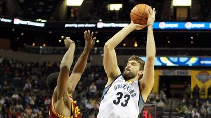 Marc Gasol, en el partido contra Cleveland