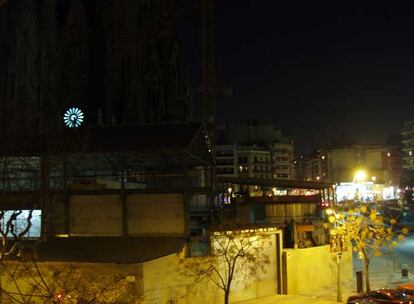 La Sagrada Familia apagada