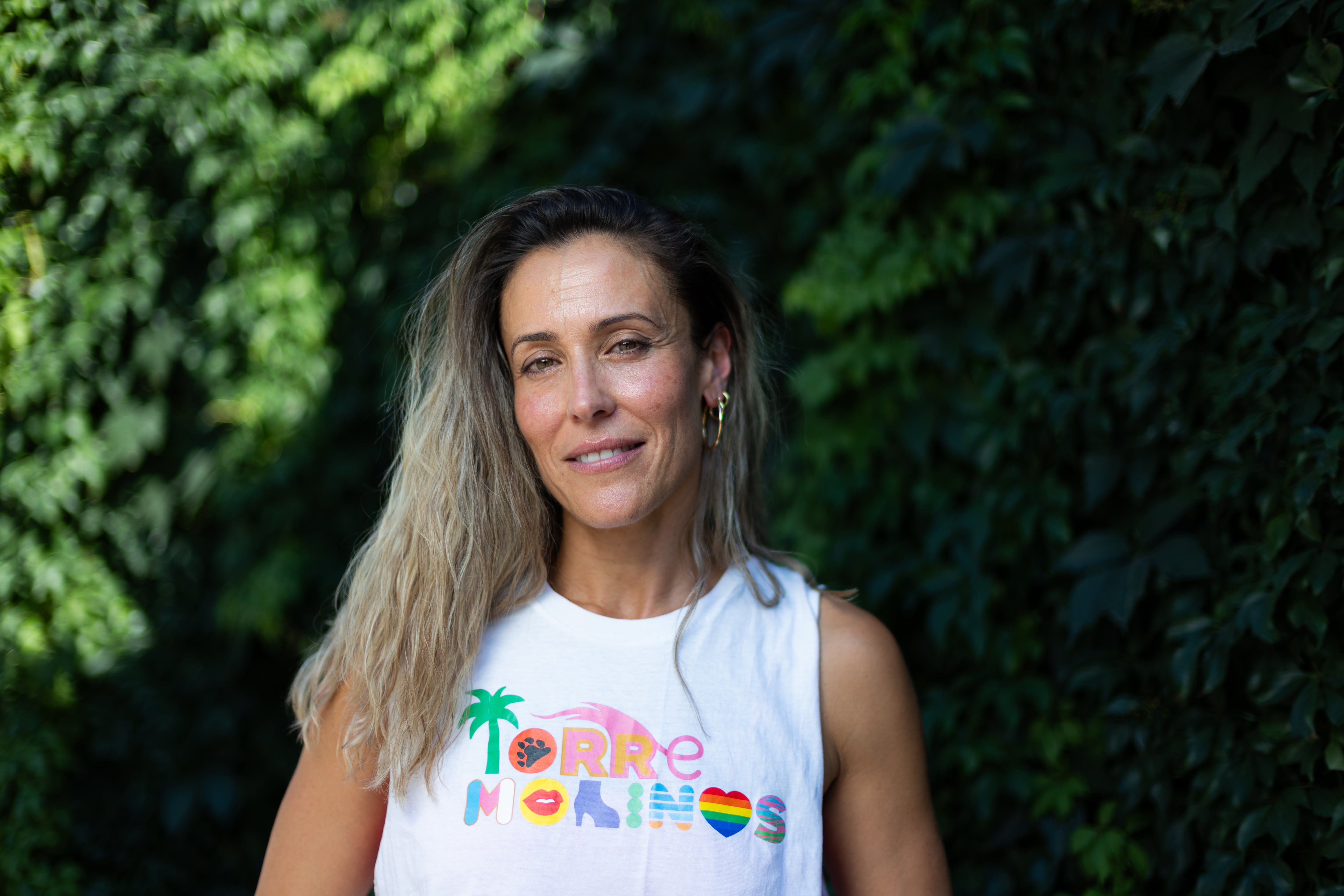 Mila Moreno, este sábado antes de la manifestación del Orgullo en Madrid.