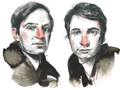 Una ilustración de Truffaut y Jean-Pierre Leaud.