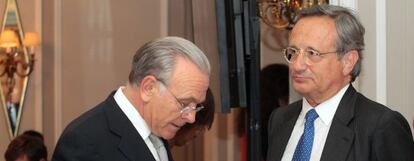 Isidre Fainé y Rafael Villaseca, presidente y consejero delegado de Gas Natural Fenosa