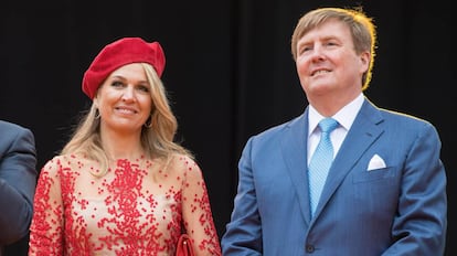 Guillermo y Máxima de Holanda, en abril de 2018.