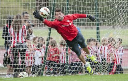 Herrerín será titular en el partido de Copa del Athletic en Alcoy.