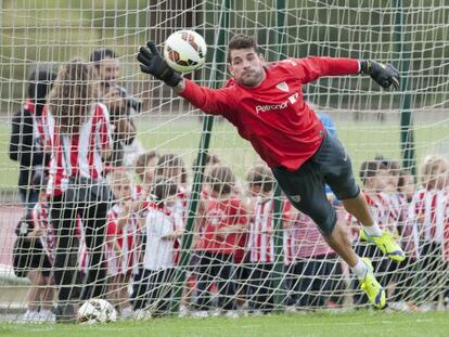 Herrerín será titular en el partido de Copa del Athletic en Alcoy.