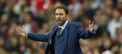 Southgate, durante el encuentro ante Malta.