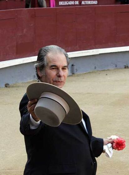 Rafael de Paula, en el homenaje que recibió en Las Ventas en 2006.