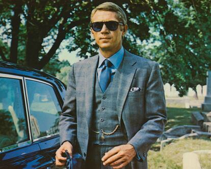 Steve McQueen lucía sus Persol en 'El caso Thomas Crown' (1968).