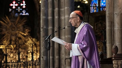 El presidente de la Conferencia Episcopal, el cardenal Juan José Omella.