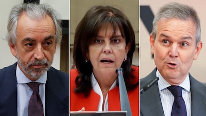 De izquierda a derecha, Miguel Ferre, Pilar Platero y Alberto García Valera.
