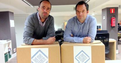 Los dos socios fundadores de LetMe Space