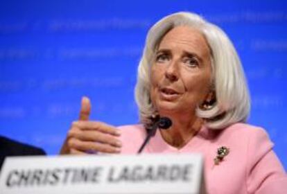 La directora gerente del Fondo Monetario Internacional (FMI), Christine Lagarde. EFE/Archivo