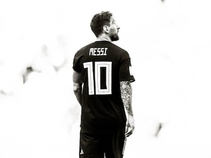 Messi, ante Islandia.