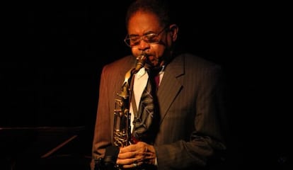 Frank Wess, m&uacute;sico de jazz.