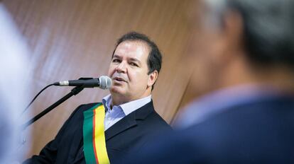 O governador do Acre, Tião Viana, em evento em 2015.