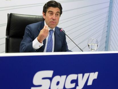 Sacyr no descarta vender parte de su 9% de Repsol