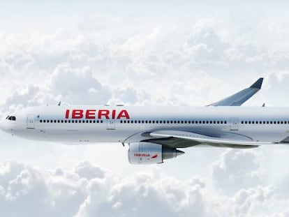 Avión Airbus 330 de Iberia.