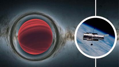 Imagen del Hubble y un planeta errante