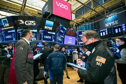 Bolsa de Nueva York el pasado 25 de marzo.