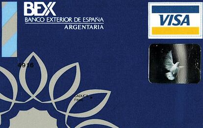 Primera tarjeta revolving emitida por Argentaria
