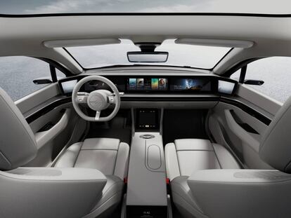 Interior del Sony Vision S