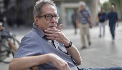 César Aira, el lunes en Barcelona.