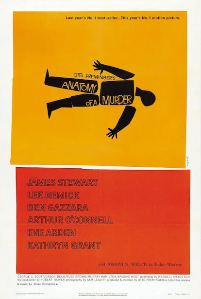 No hay tienda de carteles que se precie que no ofrezca un abanico de obras del diseñador para cine más conocido del mundo, Saul Bass, responsable del imaginario gráfico de cineastas inmortales de los cincuenta como Alfred Hitchcok u Otto Preminger. Su gran aportación: la capacidad de síntesis.