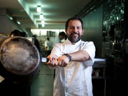 Enrique Olvera en su restaurante Pujol del DF, en 2013