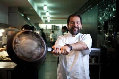 Enrique Olvera en su restaurante Pujol del DF, en 2013