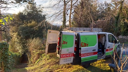 La camioneta de los deshollinadores.