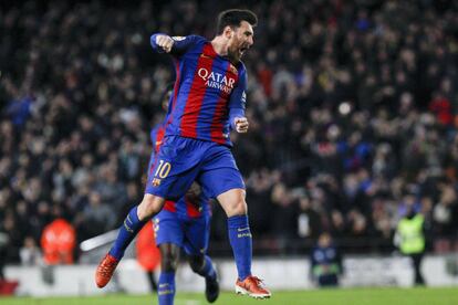 El davanter argent&iacute; del FC Barcleona, Leo Messi.