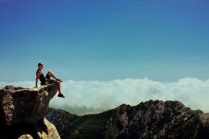 La cima del monte Capanne.