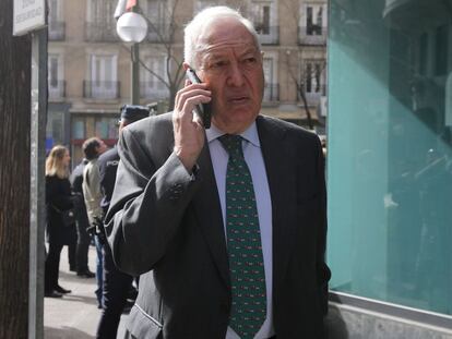 Jos&eacute; Manuel Garc&iacute;a-Margallo, ministro de Exteriores, en febrero.