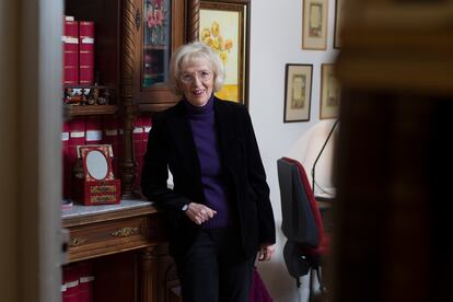 María José Díaz-Aguado, Catedrática de Psicología de la Educación, en su casa en Madrid.