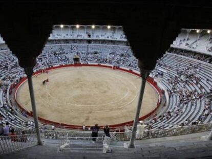 La plaza Monumental de Barcelona.