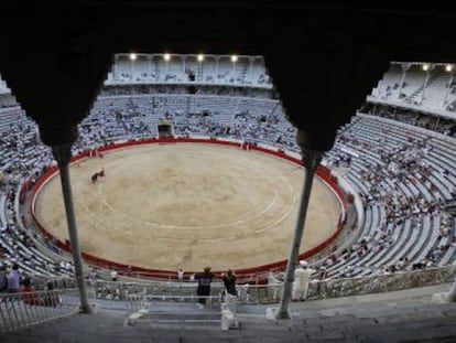 La plaza Monumental de Barcelona.