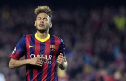 El delantero brasileño del FC Barcelona Neymar da Silva.