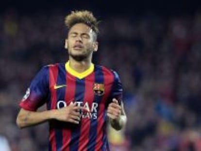 El delantero brasile&ntilde;o del FC Barcelona Neymar da Silva.