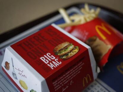 Um Big Mac, o principal sandu&iacute;che do McDonald&#039;s