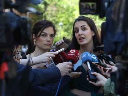 Clara Serra y Rita Maestre candidatas de Más Madrid a la Comunidad y el Ayuntamiento.