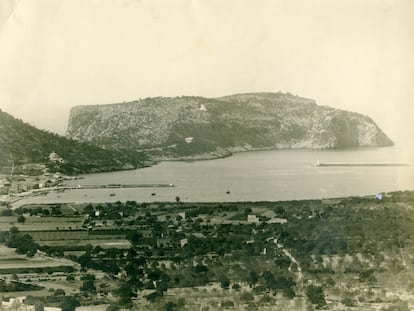 La bahía del Puerto de Andratx (Mallorca), en una imagen tomada en la segunda década del siglo XX.