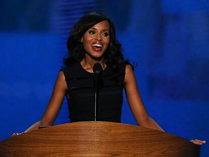 Kerry Washington: «En la Casa Blanca hay que vestir de diseñadores estadounidenses»